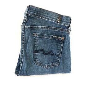 7 For All Mankind Skinny Women's Denim Jeans Size W29 X L29.5